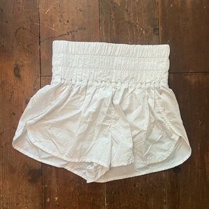 FP Movement White the Way Home Shorts size medium